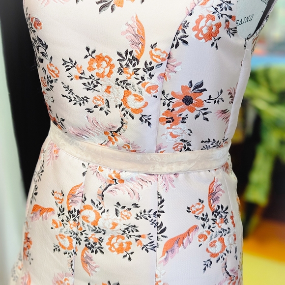 Endless Rose / Clothing  Fit and Flare Dusty Rose Brocade Dress - Picture 7 of 8